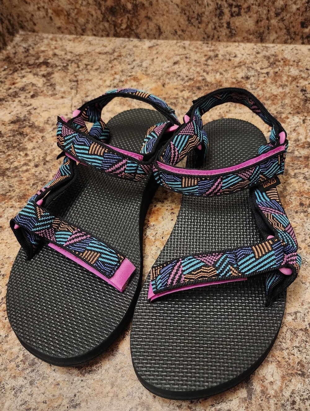 Teva Original Universal Geometric Print Sandals Women Size 10